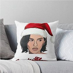 Gracie Abrams Christmas Throw Pillow