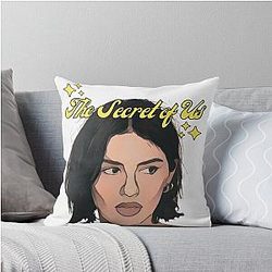 Gracie Abrams The Secret Us Cartoon Album Throw Pillow