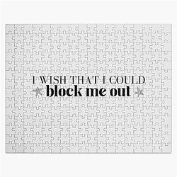 i wish that I could block me out (with stars) - Gracie Abrams Jigsaw Puzzle