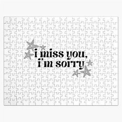 I miss you, I'm sorry With Pretty Stars - Gracie Abrams Jigsaw Puzzle