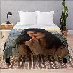 Painting by Gracie Abrams Throw Blanket