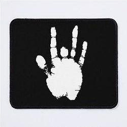 Grateful Dead Jerry Garcia White Mouse Pad
