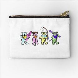 Grateful Dead Sporty Bear Zipper Pouch