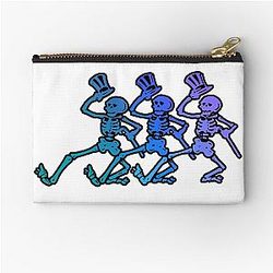 Grateful Dead Dancing Skeletons Zipper Pouch