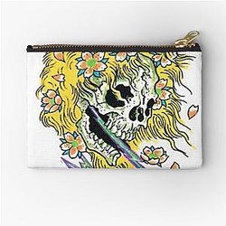 Blonde Grateful Deadhead Zipper Pouch