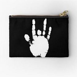 Grateful Dead Jerry Garcia White Zipper Pouch