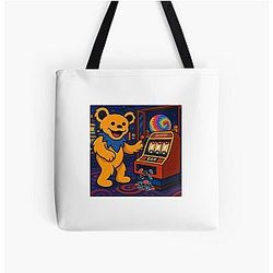 Grateful Dead Bear Las Vegas Jackpot Tote Bag