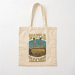 Waffle House Grateful Dead Vintage Cotton Tote Bag