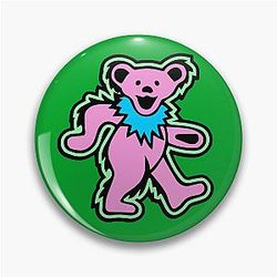 Grateful Dead Pink Dancing Bear