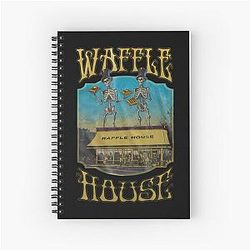 Waffle House Grateful Dead Vintage Notebook