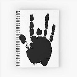 Jerry Garcia's Hand Grateful Dead Spiral Notebook
