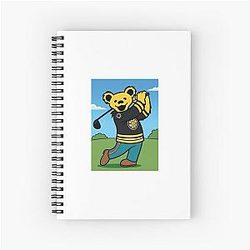 Grateful Dead Happy Spiral Notebook