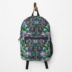 Earth tone Tie Dye hippie mandala boho backpack