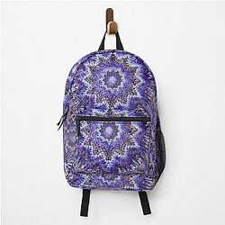 Purple Tie Dye Phish Festivals Backpack