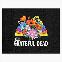 The Grateful Dead Floral Jigsaw Puzzle