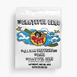 Grateful Dead Watkins Glen Vintage Concert Duvet Cover