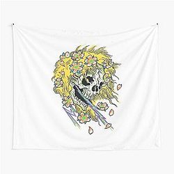 Blonde Grateful Dead Deadhead Tapestry becomes Basement Jaxx Grateful Dead Head Tapestry