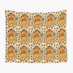 Pumpkin Spice Dead Dancing Bear Tapestry