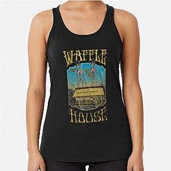 Waffle House Grateful Dead Vintage Racerback Tank Top
