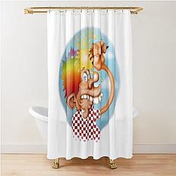 Grateful Dead Europe 72 Ice Cream Shower Curtain