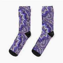 Purple Tie Dye psychedelic Grateful Dead phish festivals Socks