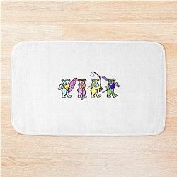 Grateful Dead Sporty Bear Bath Mat