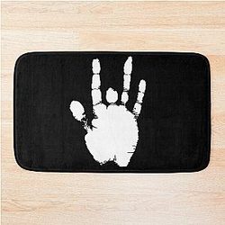 Grateful Dead Jerry Garcia White Bath Mat