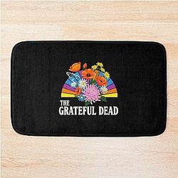 The Grateful Dead Floral Bath Mat