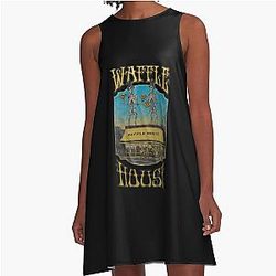 Waffle House Grateful Dead Vintage A-Line Dress