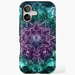 Tie Dye Psychedelic Mandala Boho Deadhead Phish Festivals Grateful Dead iPhone Case