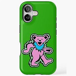 Grateful Dead Pink Bear iPhone Tough Case