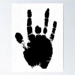 Jerry Garcia's Hand Grateful Dead Poster