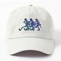 Grateful Dead Dancing Blue Gradient Dad Hat