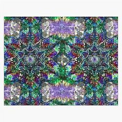 Earth tone psychedelic mandala boho festivals grateful dead Jigsaw Puzzle
