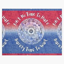 Grateful Dead Ain't No Time to Hate Barely Time to wait batik style Jigsaw Puzzle