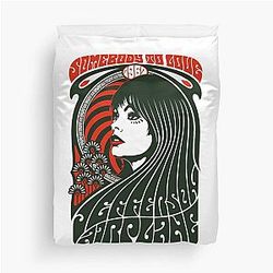 Jefferson Airplane and Grateful Dead Duvet Cover