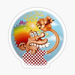Grateful Dead Europe 72 Ice Cream Kid Sticker