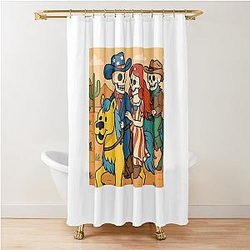 Grateful Dead Wild Shower Curtain