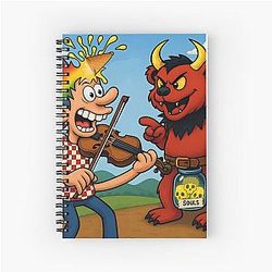 Grateful Dead x The Devil Went Down to Georgia Spiral Notebook