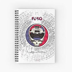 Grateful Dead Steele FJ40 Spiral Notebook