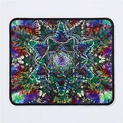 Earth tone Tie Dye Hippie BoHo Mandala Pad