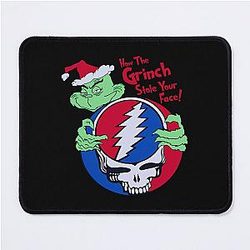 Grinch Stole Grateful Dead Mashup Mouse Pad