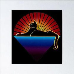 Grateful Dead Jerry Garcia Band Cats Under The Stars Poster