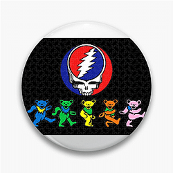 Grateful Dead Merch Collection Grateful Dead Pins