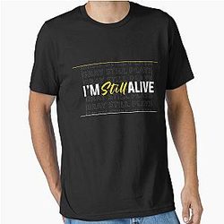 Graystillplays I'm Still Alive Embroidered Essential T-Shirt