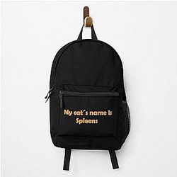 My cat's name is Spleens Gray still plays Backpack