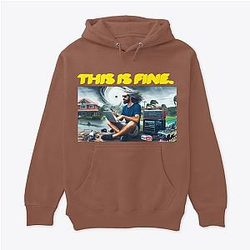 This is Fine Unisex Premium Pullover Hoodie