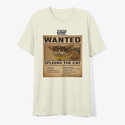 Wanted Spleens DTNK1007 Gray Still Plays T-Shirts