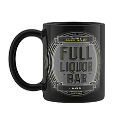Full Liquor Bar Series DTNK1007 Gray Still Plays Mugs