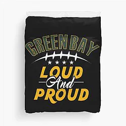 Art for Green Bay Packers Duvet Cover
